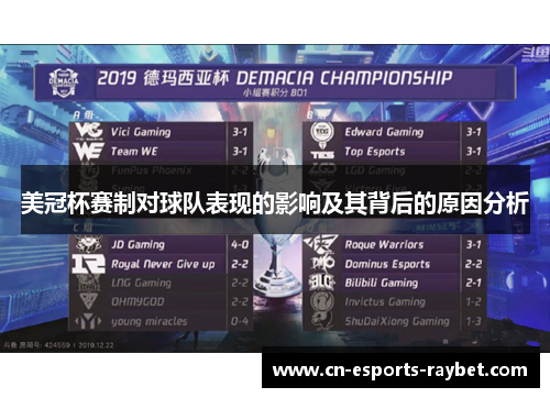 美冠杯赛制对球队表现的影响及其背后的原因分析